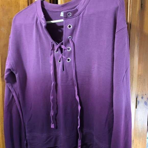 Tie-Up Ombré Shirt